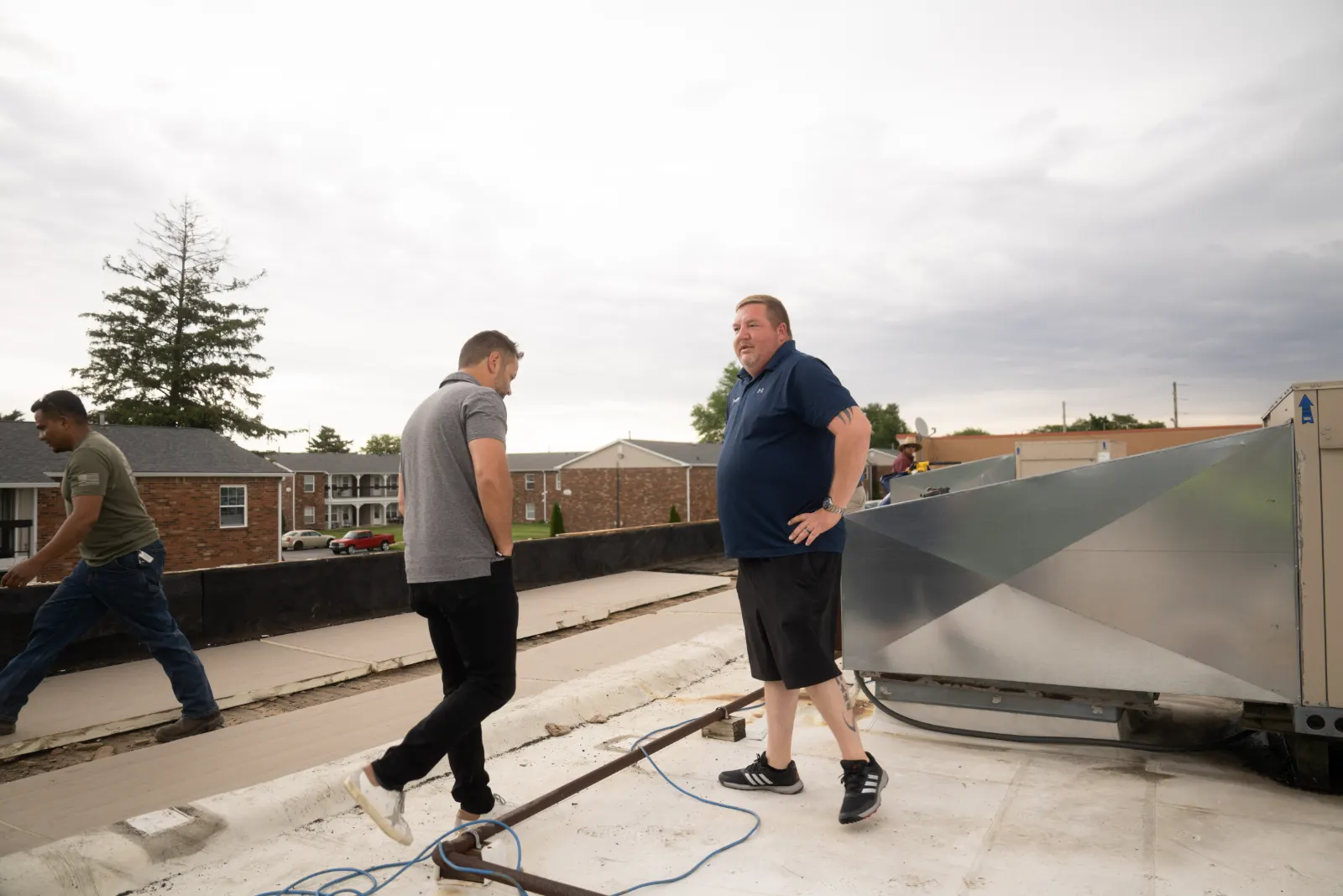 Commercial roofing installation in Carmel, IN